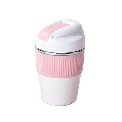350 ml 480 ml süße Doppelwand-Reise-Tasse Kaffee Isolierter Tumbler Vakuum-Thermokopf mit Stroh