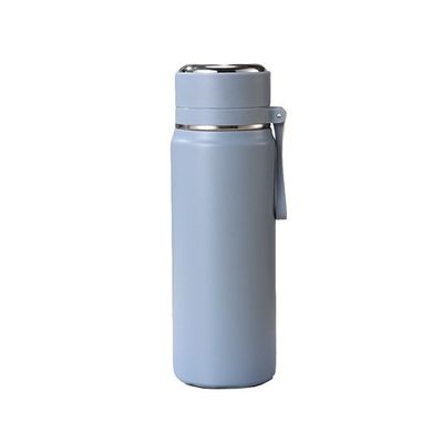 Zeitgenössisches Design Custom BPA-freie Vakuum Doppelwand Sport Wasserflasche mit Griff