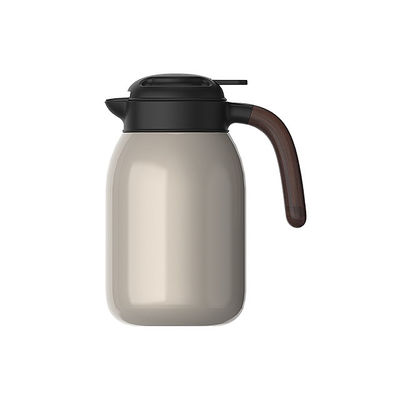 2000 ml Kapazität Edelstahl Griffe Isolationskrug Tee Kaffeekanne Warmwasserkessel Vakuumflaschen