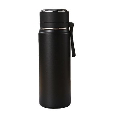 Zeitgenössisches Design Custom BPA-freie Vakuum Doppelwand Sport Wasserflasche mit Griff