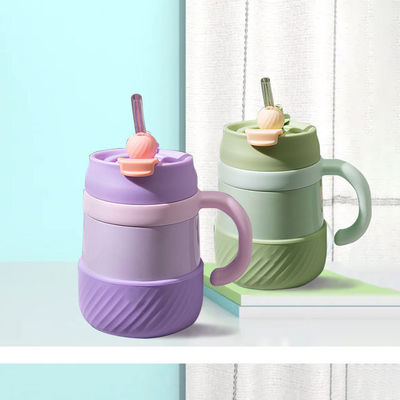 Nehmen Sie Ihre Getränke überall mit HANDGRAIP Edelstahl Vakuum Flasche Tasse und Flip Deckel