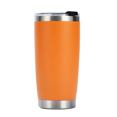 Farbenfrohe 20oz Doppelwand aus Edelstahl Vakuumisoliertes undichtes Glas mit Deckel
