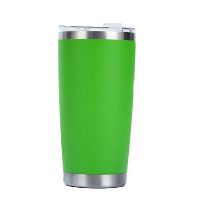 Farbenfrohe 20oz Doppelwand aus Edelstahl Vakuumisoliertes undichtes Glas mit Deckel