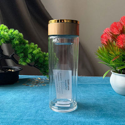 Umweltfreundliche Glasgetränke 300 ml Kapazität Individuelle Schüttwasserbehälter mit Logo