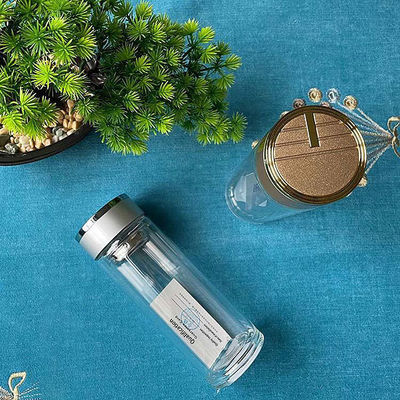 BPA-freie Glasflasche für Männer mit benutzerdefiniertem Logo