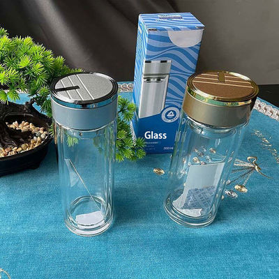 BPA-freie Glasflasche für Männer mit benutzerdefiniertem Logo