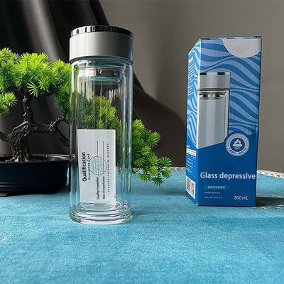 BPA-freie Glasflasche für Männer mit benutzerdefiniertem Logo