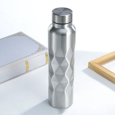 500g Metall-Wasserbecher mit großer Kapazität, einwandige, tragbare, undicht wandelnde Thermosflasche