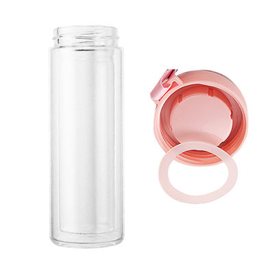 Doppelwandglas-Tumbler mit Tee-Infuser für Sublimationsdruck bei niedrigem Moq
