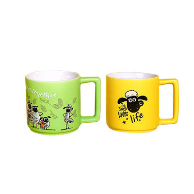 Customized Logo Akzeptable Sublimation Blank Latte Moderner Kaffee Luxus Porzellan Tassen für Freund