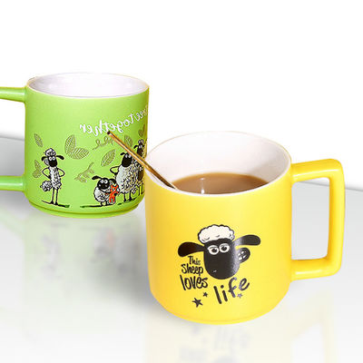 Customized Logo Akzeptable Sublimation Blank Latte Moderner Kaffee Luxus Porzellan Tassen für Freund