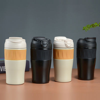 500 ml Edelstahl Doppelwand Tragbare Tumbler mit Strohdeckel für kundenspezifische Farbe Outdoor