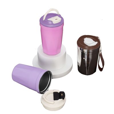 Zusammengestellte Farbe 420ml Doppelwand-Thermokupe für Outdoor-Reisen und Kaffeetrinker