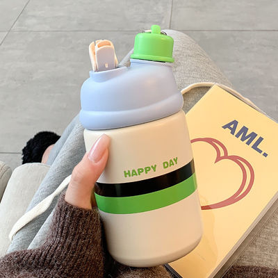 Vakuumflaschen 500 ml 316 Edelstahl isolierter Wasserbecher für Sportler