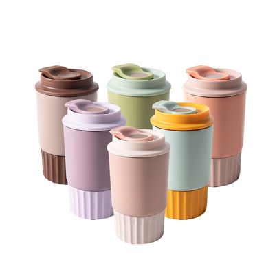 350 ml tragbare Reisebottel Vakuum-Tasse aus Edelstahl mit isolierter wiederverwendbarer Tasse