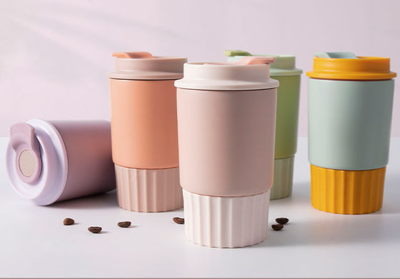350 ml tragbare Reisebottel Vakuum-Tasse aus Edelstahl mit isolierter wiederverwendbarer Tasse