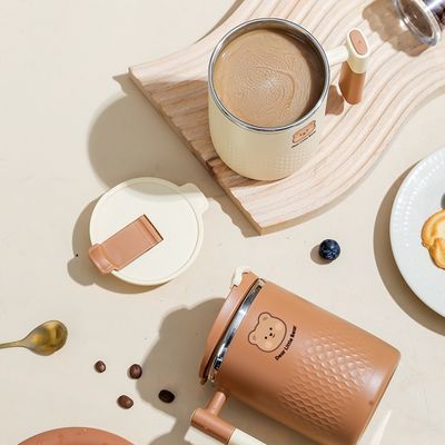 450 ml 304 Edelstahl Kaffeebecher Isolierte Tasse Kaffeeflasche mit Griff für Zuhause