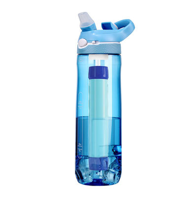 183 g Stroh-Flasche aus Plastik aus Tritan ohne BPA 750 ml für Fitness-Protein-Shake