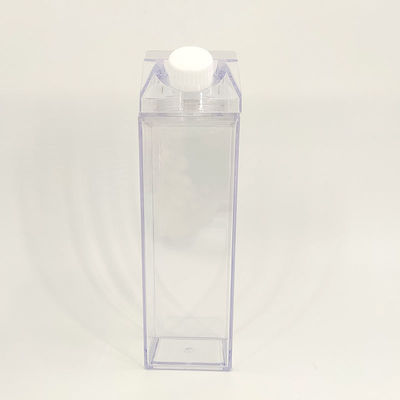 Custom 500ml transparente Wasserflasche aus Kunststoff, ideal für den Außenbereich