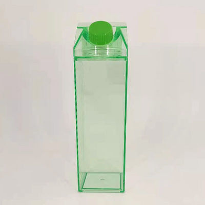 Custom 500ml transparente Wasserflasche aus Kunststoff, ideal für den Außenbereich