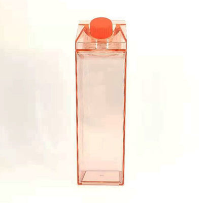 Custom 500ml transparente Wasserflasche aus Kunststoff, ideal für den Außenbereich