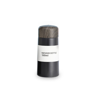OEM/ODM akzeptable Mini-Casual-Wasserbecher mit Holzdeckel und Edelstahlmaterial