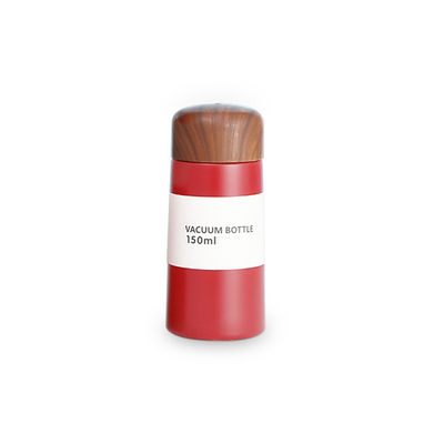 OEM/ODM akzeptable Mini-Casual-Wasserbecher mit Holzdeckel und Edelstahlmaterial