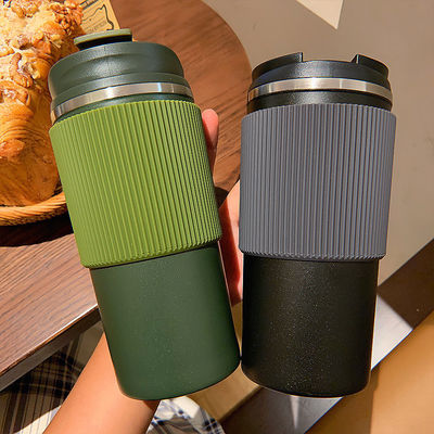 450 ml Kapazität Edelstahl Kaffeetasse Thermische tragbare Reise-Tumbler Leck-proof Becher