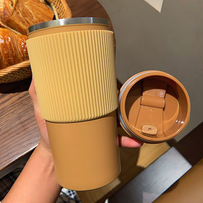 450 ml Kapazität Custom Logo Edelstahl Kaffeetasse Außen Vakuumthermos Isolierung