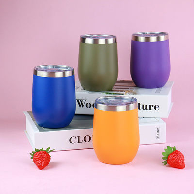 12oz individuell isolierte Kaffeetassen Thermos mit Doppelwand-Edelstahlbeschichtung