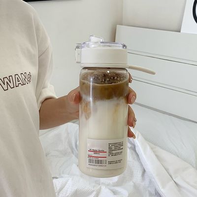 Durchsichtige Reisemug Acryl Kinder Wasserflaschen hohe Kapazität und umweltfreundliches Material
