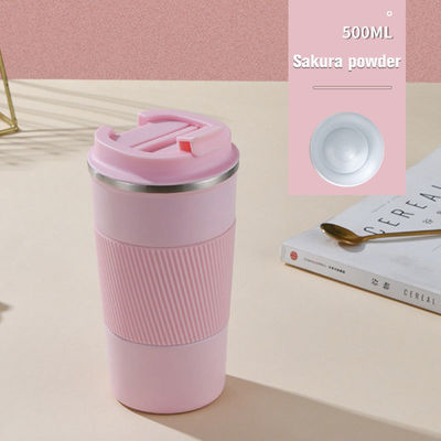 Silikon-Hülle 380 ml/510 ml 304 Edelstahl-Wasserbecher für Bauchbecher
