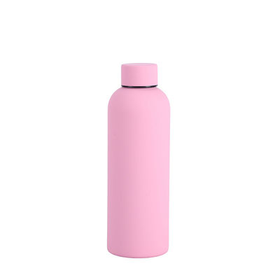 Minimalistisches Design 750 ml/1000 ml Doppelwand-Edelstahl-Sportflasche zum Campen