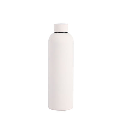 Minimalistisches Design 750 ml/1000 ml Doppelwand-Edelstahl-Sportflasche zum Campen