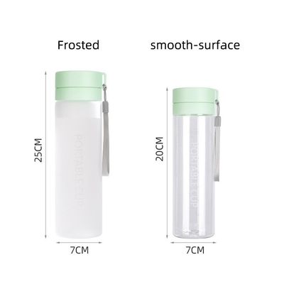 600 ml 800 ml PC Plastik-Wasserflasche mit Seil Leckdicht BPA-frei Sport Motivation
