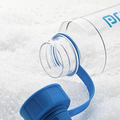 Unisex Anwendbar 1000ml BPA-freie klare Plastikflasche geeignet zum Kochen von Wasser