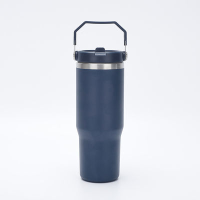 20oz/30oz Edelstahl-Tumbler Isolierter Vakuumbecher mit undichtem Flip und Stroh