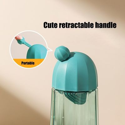 480 ml hochtemperaturbeständige Plastik-Trinkwasserflasche mit Teleskopgriff