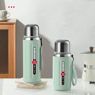 600 ml/800 ml Vakuumflaschen aus Edelstahl Akzeptabel OEM/ODM für Reisen Gym Fahrrad