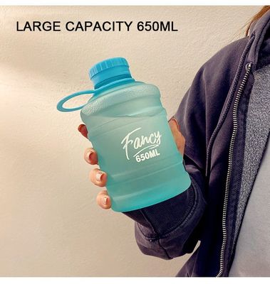 650 ml Mini-Eimer-förmige Plastik-Wasserflasche für Camping-Wärmedämmungsleistung