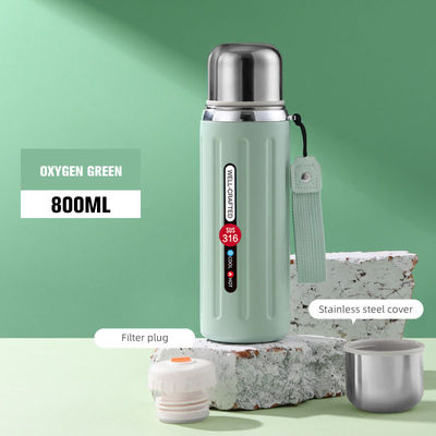 316 Portable Travel Cup aus Edelstahl mit 600 ml/800 ml Kapazität und individueller Farbe
