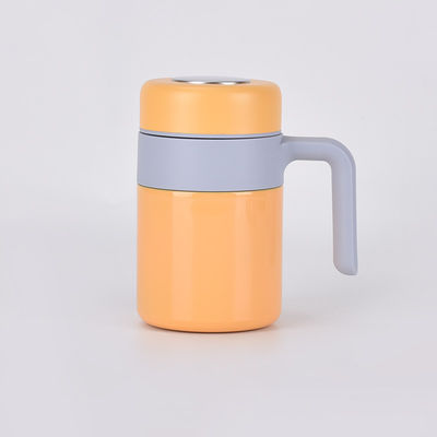 Umweltfreundlich für Unternehmen 304 Edelstahl Doppelschicht isolierte Kaffeetasse mit Deckel