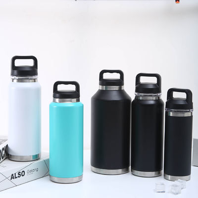 Edelstahl Vakuum Flasche Custom Logo Lebensmittelqualität Breiter Mund 18oz 26oz 36oz