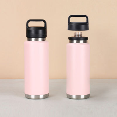 Edelstahl Vakuum Flasche Custom Logo Lebensmittelqualität Breiter Mund 18oz 26oz 36oz