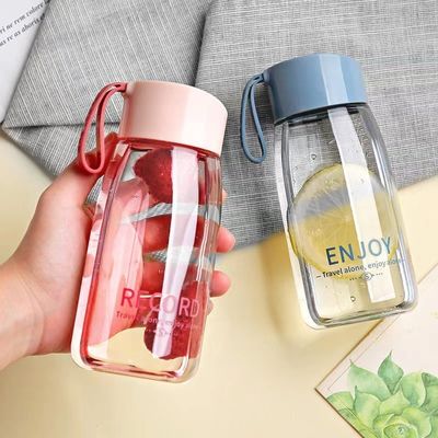 380 ml Outdoor-Sportwasserbecher mit Seilgriff und Anti-Korrosionsbeschichtung