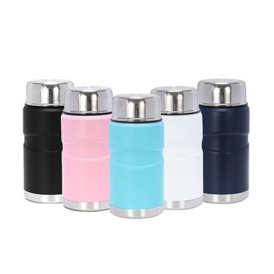 Muster Liefern Sie benutzerdefiniertes Logo Edelstahl Doppelwand Isolierte Bento Lunch Box Set