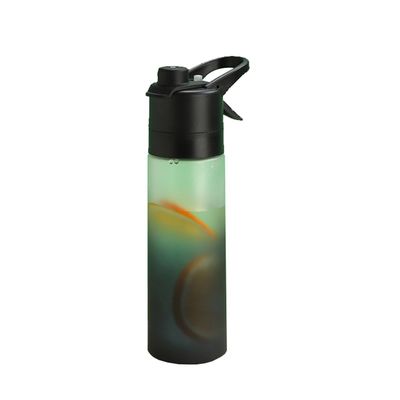 Custom Logo Außenfahrrad Fahrrad Wasserflasche mit 650ml Kapazität und Sprühfunktion