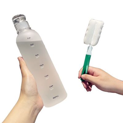 Wärmedämmung 500 ml Sportzeitmarker Plastik-Trinkwasserflasche mit LID