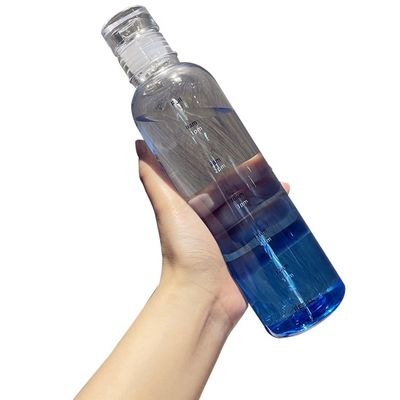 500 ml Zeitmarker Plastik-Wasserflasche mit Deckel und Deckel für Sport Camping Reisen