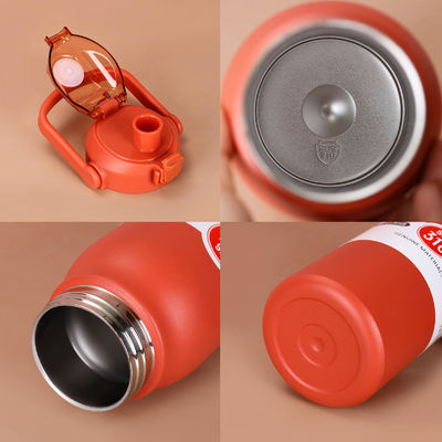 Tragbare Thermalwasserflasche für Fitnessstudio und Outdoor-Aktivitäten aus Edelstahl